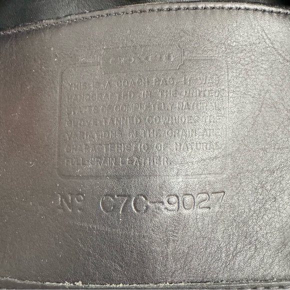 Vintage Coach Ergo Mini Satchel
9027 in Black Leather - Picture 10 of 11